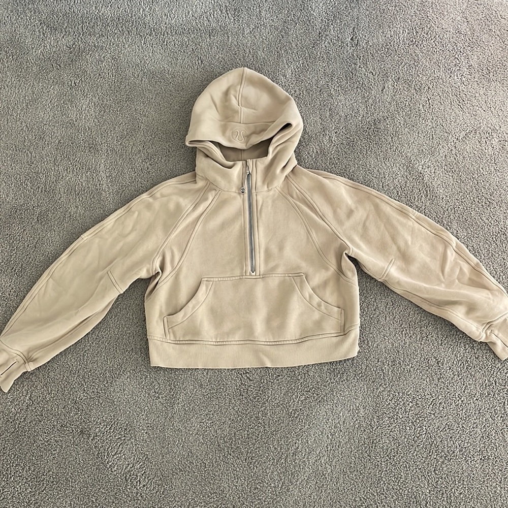 Lululemon Half-zip scuba hoodie